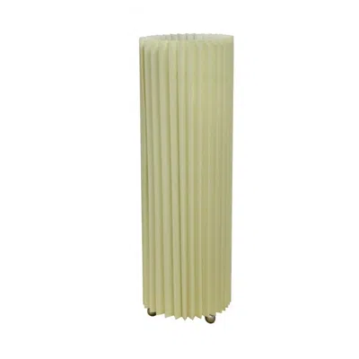 Hivvago 17" Off-white Metal Bedside Table Lamp With Off-white Shade In Green