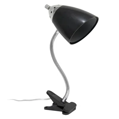 Hivvago 18" Black Swing Arm Table Lamp