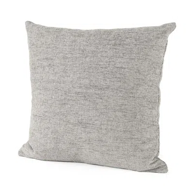 Hivvago 18" Gray Linen Throw Pillow Cover