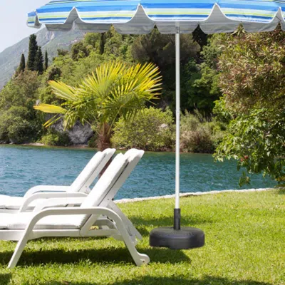 Hivvago 18 Inch Fillable Heavy-duty Round Umbrella Base Stand
