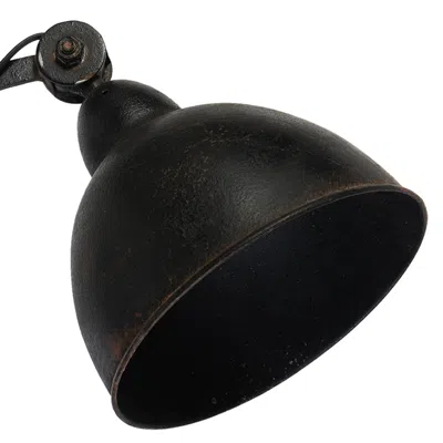 Hivvago 18 Inch Wall Mounted Lamp, Extendable Accordion Arm, Iron, Antique Black