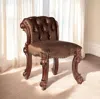 Hivvago 18" Solid Manufactured Wood And Fabric Bar Chair In Brown
