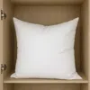 Hivvago 18" White Cotton Down Blend Throw Pillow Insert In White