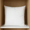 Hivvago 18" White Cotton Throw Pillow Insert In White