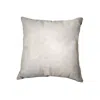 Hivvago 18" X 18" X 5" Off White Cowhide Pillow In White