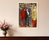 Hivvago 18" X 24" The Incomparable Albini Vintage Magic Poster Wall Art In Multi