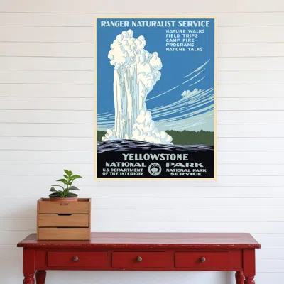 HIVVAGO 18" X 24" YELLOWSTONE NATIONAL PARK C1938 VINTAGE TRAVEL POSTER WALL ART