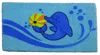 Hivvago 18" X 30" Blue Coir Dolphin Outdoor Door Mat In Blue