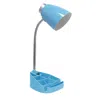 Hivvago 19" Blue Swing Arm Table Lamp In Blue
