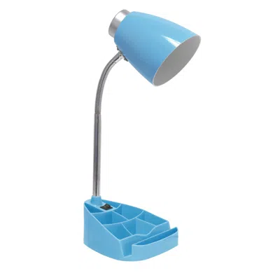 HIVVAGO 19" BLUE SWING ARM TABLE LAMP