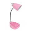 Hivvago 19" Pink Swing Arm Table Lamp