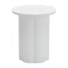 Hivvago Kogur Side Table White In White