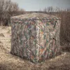Hivvago 2-3 Person Hunting Blind Portable Pop Up Ground Tent With Carry Bag And Storage Pocket