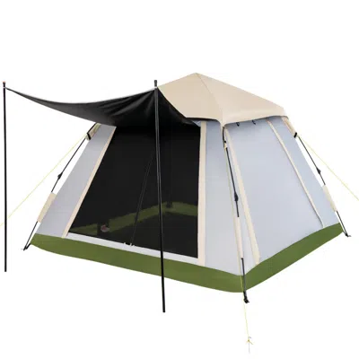 Hivvago 2-4 Person Instant Pop-up Camping Tent With Removable Rainfly In Multi