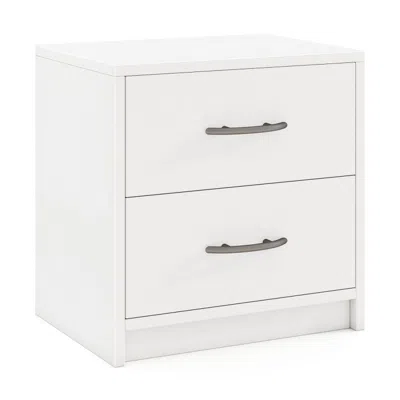 Hivvago 2 Drawer Nightstand With Storage For Living Room