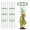 Hivvago 2-pack Garden Trellis Tomato Cage With Adjustable Height-green