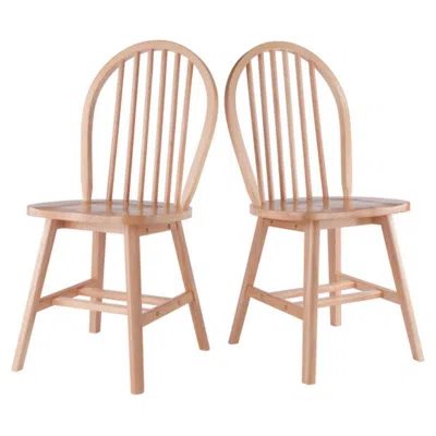 Hivvago 2-pc Chair Set Natural In Neutral