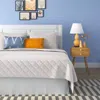 Hivvago 2-piece Dark Grey Polyester Microfiber Diamond Quilt Set In White