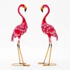 Hivvago 2-piece Flamingo Garden Statue Set