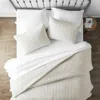Hivvago 2 Piece Microfiber Farmhouse Coverlet Bedspread Set Ivory, Twin/twin Xl In White