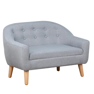 Hivvago 2-seater Toddler Sofa With Wood Frame