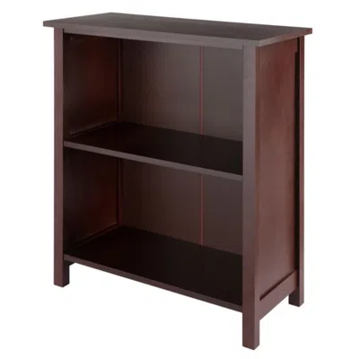 Hivvago 2-section Storage Shelf Walnut In Brown
