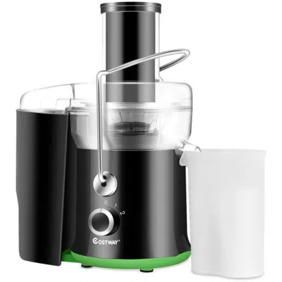 Hivvago 2 Speed Wide Mouth Fruit And Vegetable Centrifugal Electric Juicer In Black