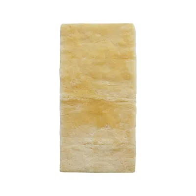 Hivvago 2' X 5' Natural Off White Medical Grade Double Sheepskin Throw Blanket In Neutral