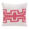 Hivvago 20" Coral Throw Pillow In Pink