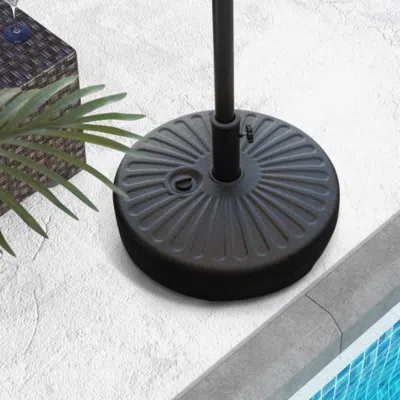 Hivvago 20 Inch Fillable Heavy-duty Round Umbrella Base Stand