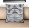 Hivvago 20" Navy And White Geometric Throw Pillow In Multi