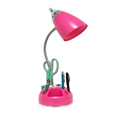 Hivvago 20" Pink Swing Arm Table Lamp