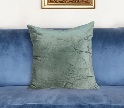 Hivvago 20" X 7" X 20" Transitional Sea Foam Solid Pillow Cover With Poly Insert