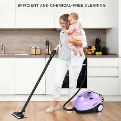 Hivvago 2000w Heavy Duty Multi-purpose Steam Cleaner Mop With Detachable Handheld Unit-blue In Red