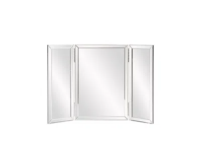 Hivvago 21" Mirror Framed Accent Mirror In White