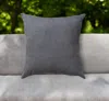 Hivvago 22" Granite Gray Indoor Outdoor Throw Pillow In Gray