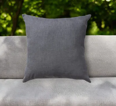 Hivvago 22" Granite Gray Indoor Outdoor Throw Pillow