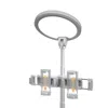 Hivvago 22" White Metal And Plastic Adjustable Portable Desk Lamp Led With Phone Clamp In Gray
