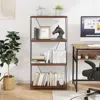 Hivvago 2/3/4/5-tier Multipurpose Display Rack With Metal Frame-4-tier