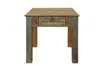 Hivvago 24" Brown Solid Wood Square End Table With Drawer In Brown