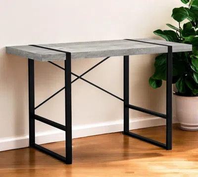 Hivvago 24" Gray And Black Computer Desk