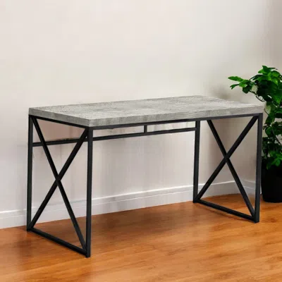 Hivvago 24" Gray And Black Computer Desk