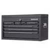 Hivvago 24 Inch Tool Chest Case With 6 Drawers And Top Storage For Garage Repair Shop & Warehouse-black