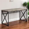 Hivvago 24" Taupe And Black Computer Desk In Black