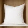 Hivvago 24" White Cotton Down Blend Throw Pillow Insert In White