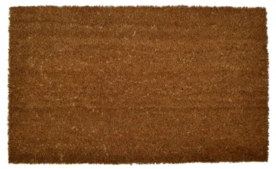 Hivvago 24" X 36" Brown Coir Outdoor Door Mat