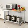 Hivvago 24 X 36 Inch Stainless Steel Commercial Kitchen Food Prep Table