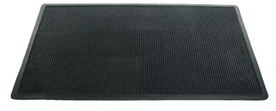 Hivvago 24" X 40" Black Rubber Outdoor Door Mat