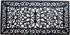 Hivvago 24" X 48" Black Rubber Outdoor Door Mat In Black