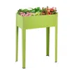 Hivvago 24.5 X 12.5 Inch Outdoor Elevated Garden Plant Flower Bed